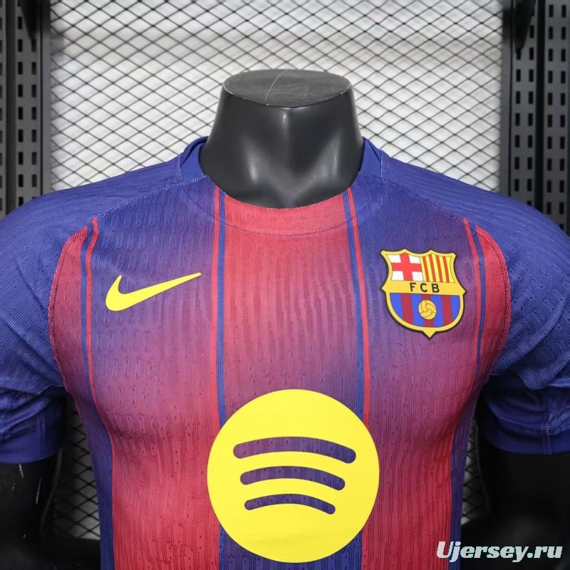 Player Version 25/26 Barcelona Home Jersey