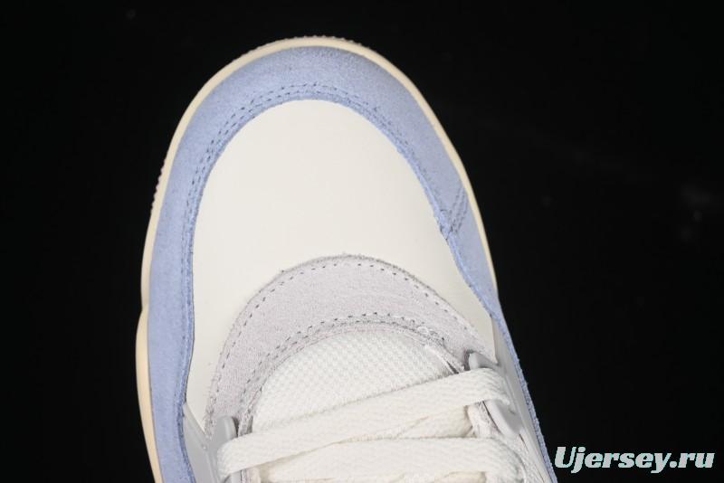 Nike Air Jordan 4 Remastered Retro Sneakers with Textile Mesh and Suede Upper - IB4466-025