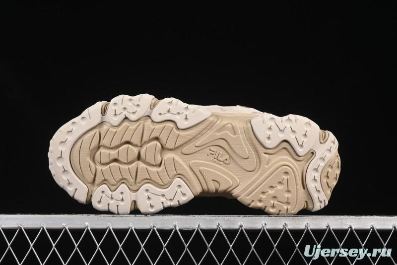 Fila Heritage Fluid Cat Paw 5.0 Retro Dad Shoes with Lace-Up Design - F12M412105FOS