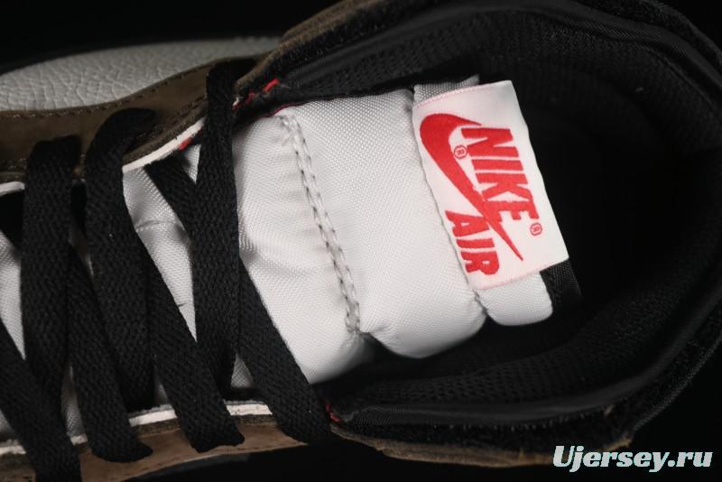 Nike Travis Scott x Air Jordan 1 High OG AJ1 Reverse Swoosh Limited Edition - CD4487-100