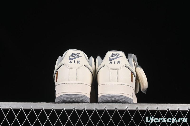 Nike Air Force 1 '07 Low BAPE Collaboration Beige Starry Sky Casual Sneakers - HH7518-065