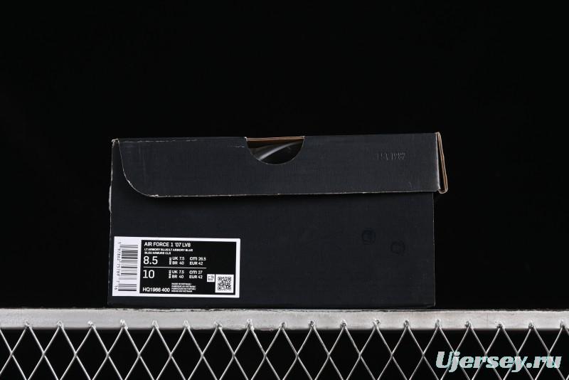 Nike Air Force 1'07 Low Casual Sneakers with Full-Length Air Cushion - HQ1966-400