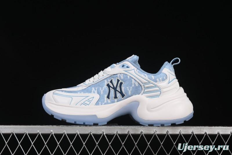 New York Yankees MLB XLG Chunky Breathable Casual Sneakers - 3ASHW065N50BLS