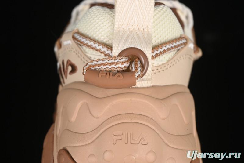 Fila Heritage Fluid Cat Paw 5.0 Retro Dad Shoes with Lace-Up Design - F12W442115FAS