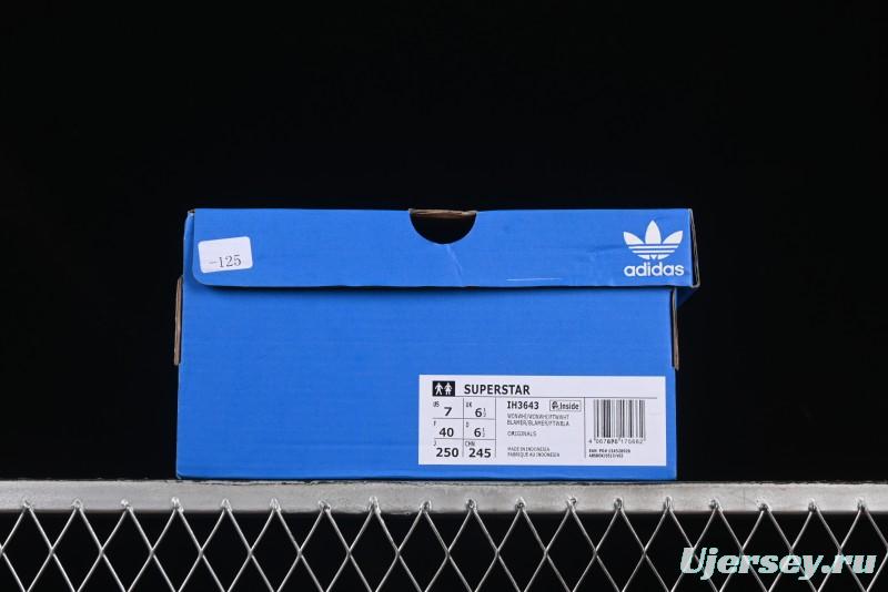 Adidas Clot Superstar Shell Toe Casual Sneakers with Serrated Design - IH3643