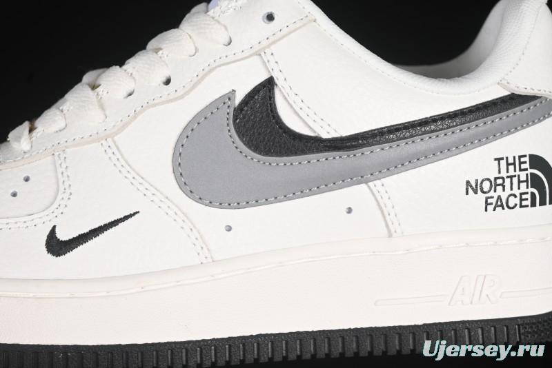 Nike Air Force 1 '07 Low The North Face Collaboration Beige Double Swoosh Casual Sneakers - AM1588-006