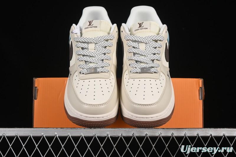 Nike Air Force 1 '07 Low LV Collaboration Summer Blue Casual Sneakers - JJ2508-702