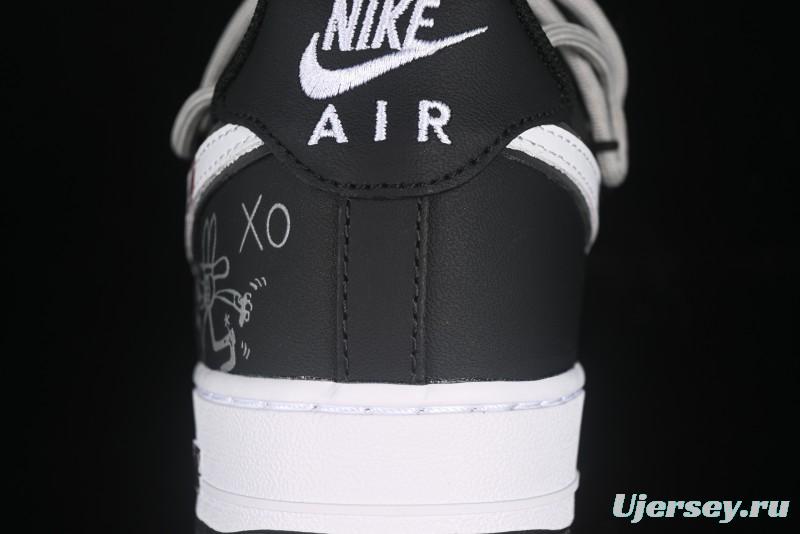 Nike Air Force 1'07 Low Denim Casual Sneakers with Full-Length Air Cushion - ZH0316-071