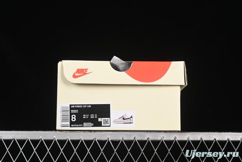 Nike Air Force 1 '07 Low Stussy Collaboration Dual-Tone Blue Red Logo Casual Sneakers - HH7518-072