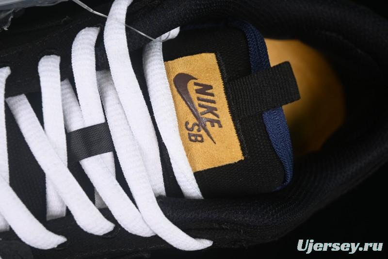 Nike SB Dunk Low Pro ISO Black Gum Rubber SB Low-Top Skateboarding Shoes - CD2563-006