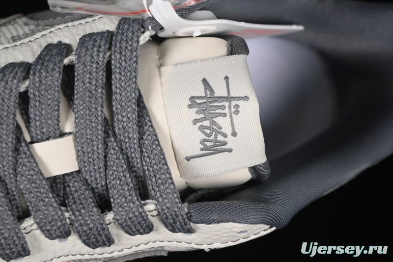 Nike Air Force 1'07 Low Stussy Collaboration Woven Fabric Low-Top Casual Sneakers - BZ6808-101