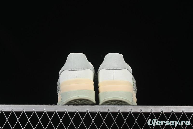 Adidas Originals Gazelle Bold JR8373 Collaboration Low-Top Sneakers with Thick Sole for Slip Resistance and Durability - JR8373