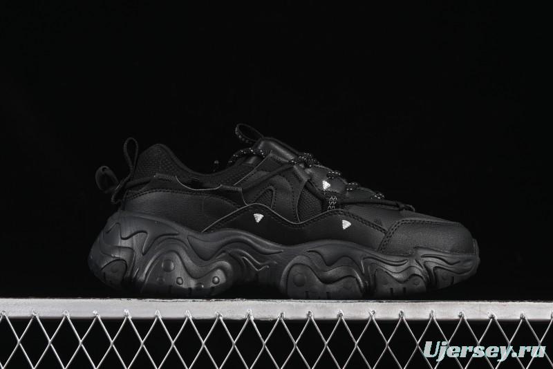 Fila Heritage Fluid Cat Paw 5.0 Retro Dad Shoes with Lace-Up Design - F12M412105FBK