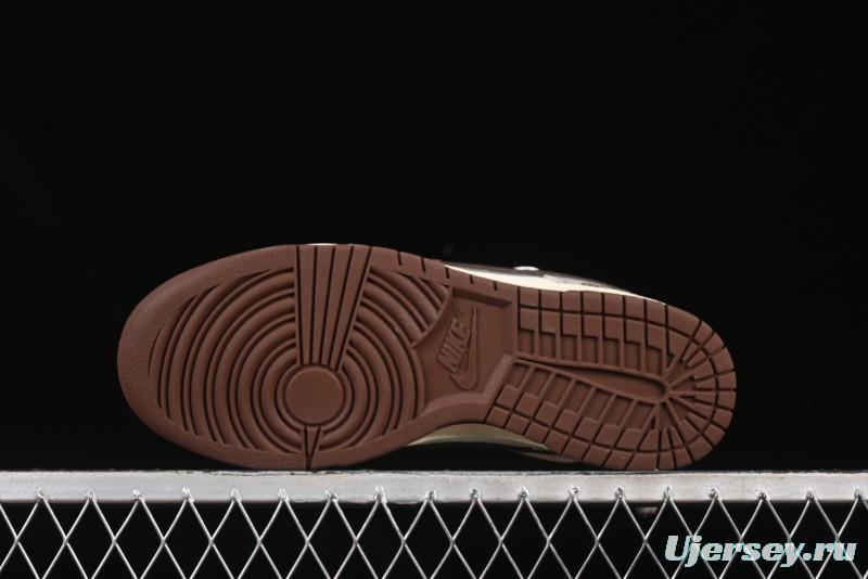 Nike Dunk Low Koala Party Distressed Grid Low-Top Casual Skate Shoes - DD1503-124