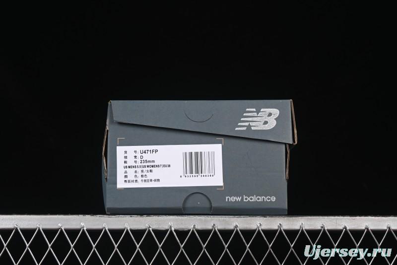 New Balance NB471 Series Fabric and Leather Casual Lifestyle Shoes - U471FP
