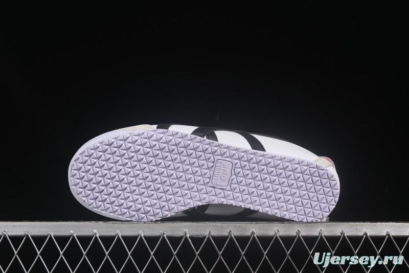 Onitsuka Tiger Mexico 66 Low-Top Leather Sneakers for Casual Running - 1183C380-100