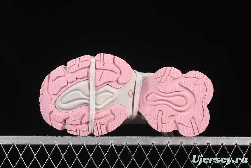 GG-CC Star Same Style Lace-Up Hollow-Out Chunky Sneakers with 5cm Hidden Heel - G25U9988