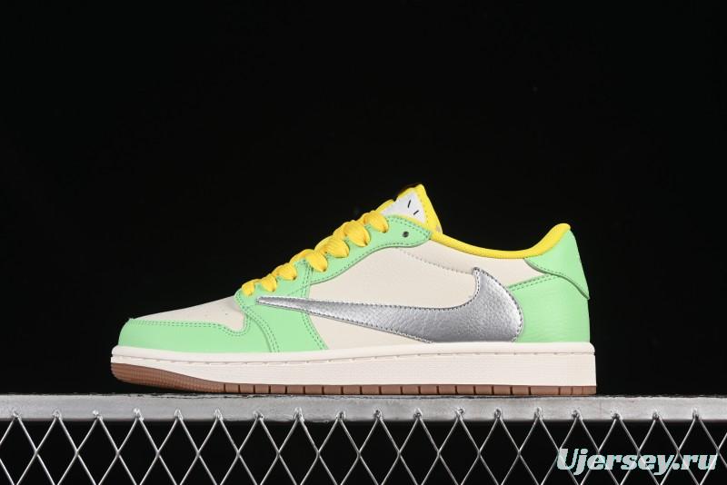 Nike Travis Scott x Fragment Design x Air Jordan 1 Low OG SP Casual Sneakers - DN6901-092