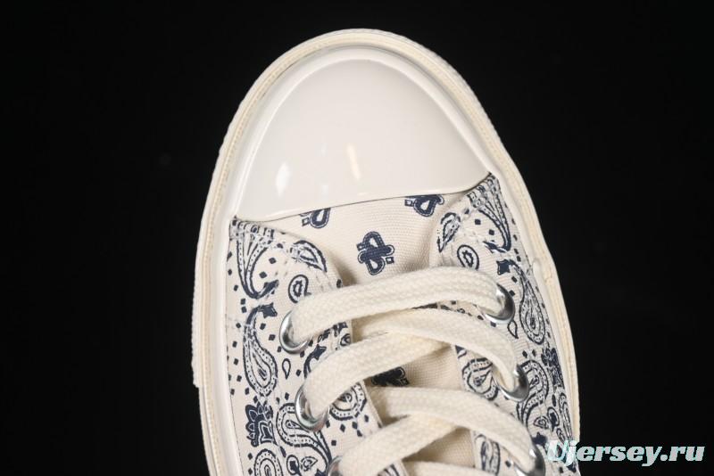 Converse Chuck 1970s Low Top Casual Sneakers with Paisley Pattern - A15752C