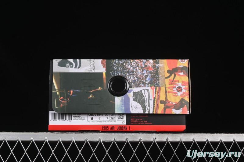 Nike Union x Air Jordan 1 Retro High Basketball Shoes Shadow Chicago - HV8563-600