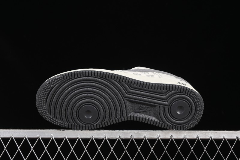 Nike Air Force 1'07 Low Stussy Collaboration Woven Fabric Low-Top Casual Sneakers - BZ6808-101