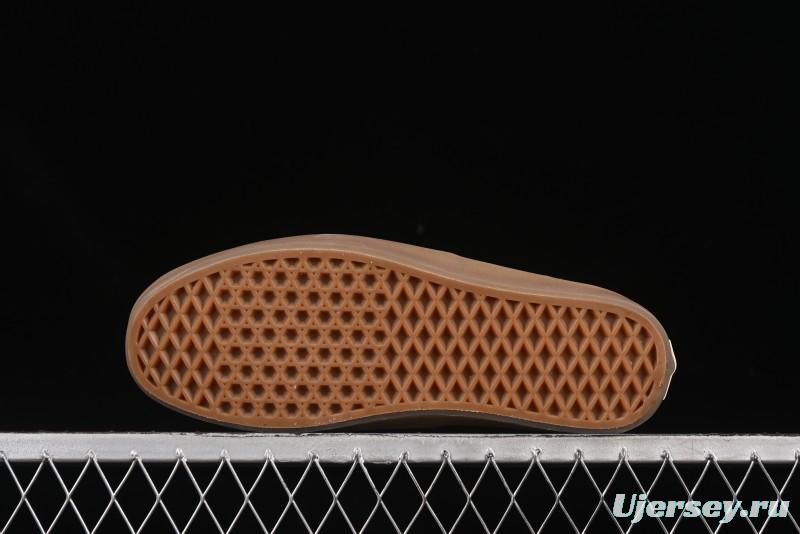 Vans Premium Authentic Suede Retro Sneakers with Translucent Rubber Sole - VN000CRQBYS