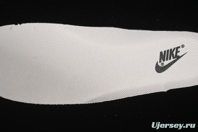 Nike Air Force 1'07 Low Stussy Collaboration Black Swoosh Casual Sneakers - HH7518-059