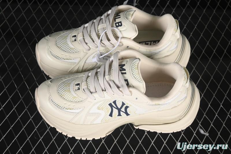 New York Yankees MLB Chunky Curve Runner Monogram Thick Sole Casual Running Shoes - 3ARNSPL5N50BGL