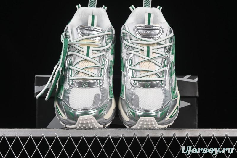 Off-White Be Right Tie-Dye Green Low-Top Lifestyle Casual Shoes - X.E5