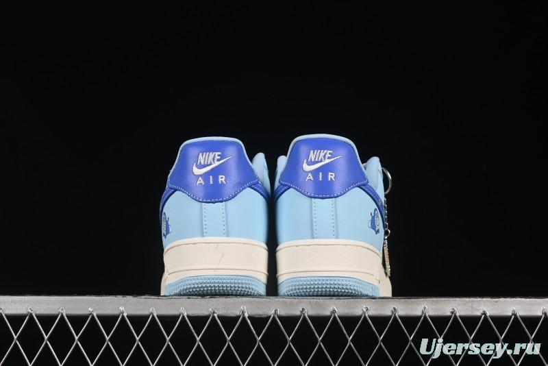 Nike Air Force 1'07 Low Doraemon Casual Sneakers with Full-Length Air Cushion - DF0188-059