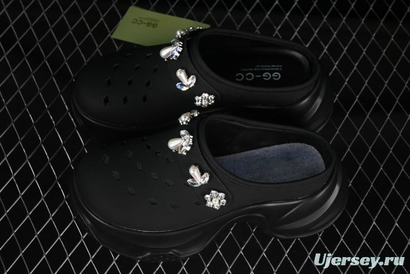 GG-CC Casual Platform Sandals with Thick Sole - G25X281