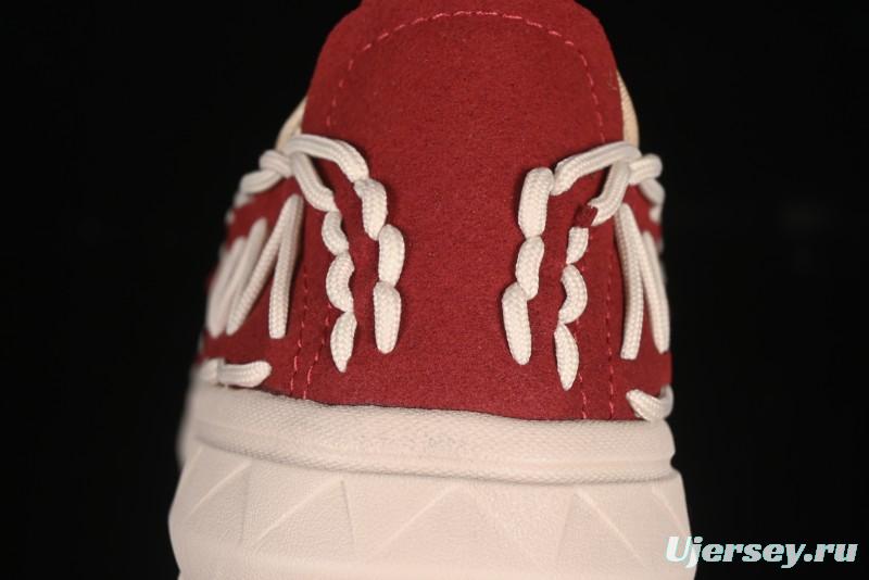 Keen Uneek Flat-M Woven Elastic Strap Outdoor Water Sports Sandals - 1014097 RED