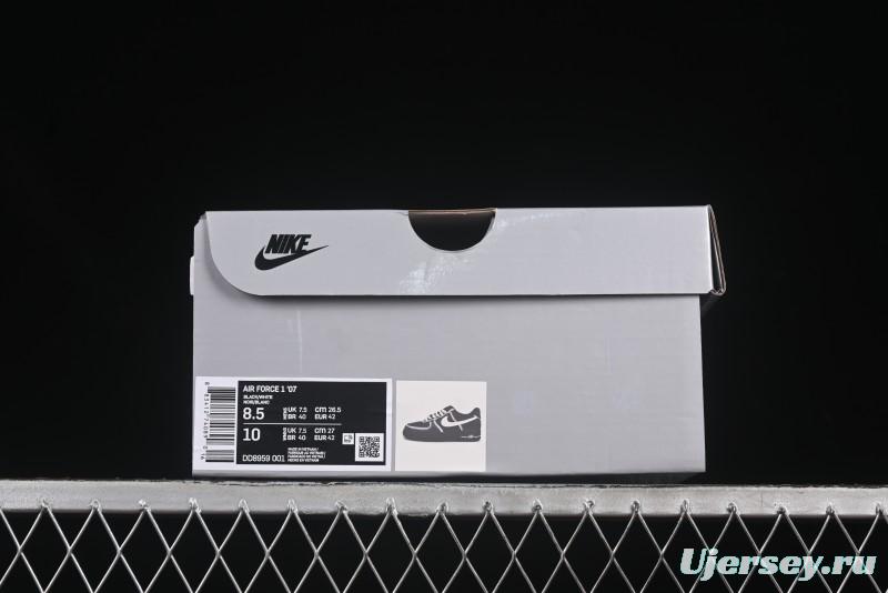 Nike Air Force 1'07 Low Casual Sneakers with Full-Length Air Cushion - DD8959-001