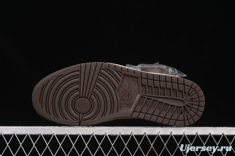 Nike Travis Scott x Air Jordan 1 High OG AJ1 Reverse Swoosh Limited Edition - CD4487-100