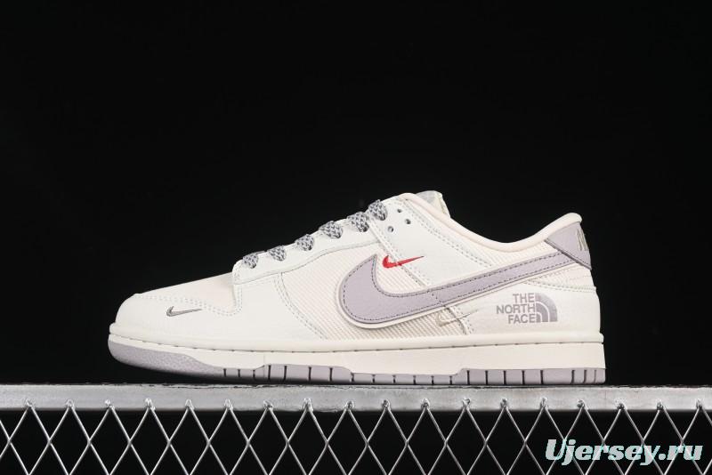 Nike SB Dunk Low The North Face Collaboration Anniversary Edition Customized Low-Top Casual Skate Shoes - SC9207-413