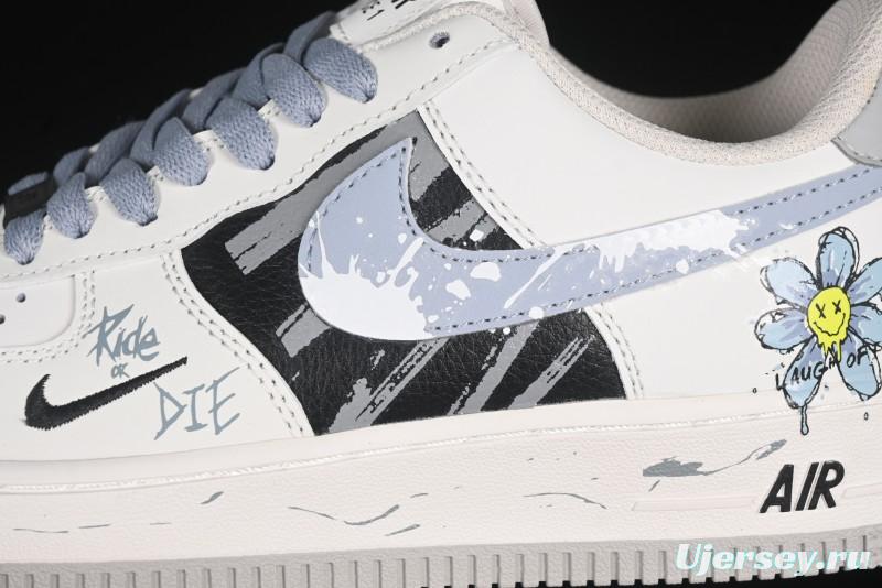 Nike Air Force 1'07 Low "Little Blue Flower" Casual Sneakers - FB1893-888