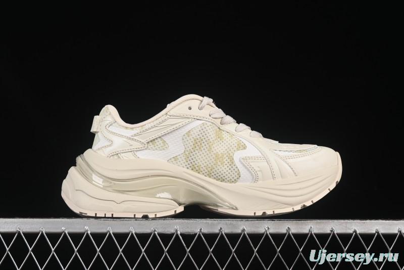 New York Yankees MLB Chunky Curve Runner Monogram Thick Sole Casual Running Shoes - 3ARNSPL5N50BGL