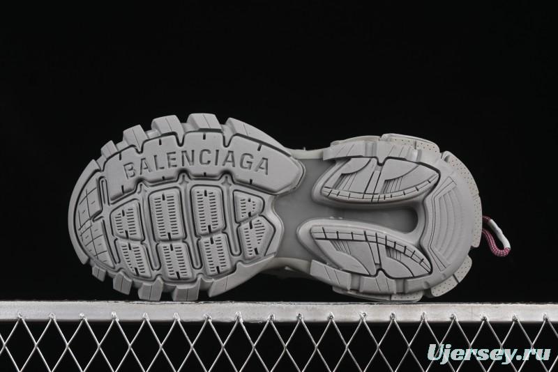 Balenciaga Track Sneaker Tess s.Gomma Res BI ALV/TIS EFF NUBUK/TIS E Waterproof Running Shoes - WTRHK1013