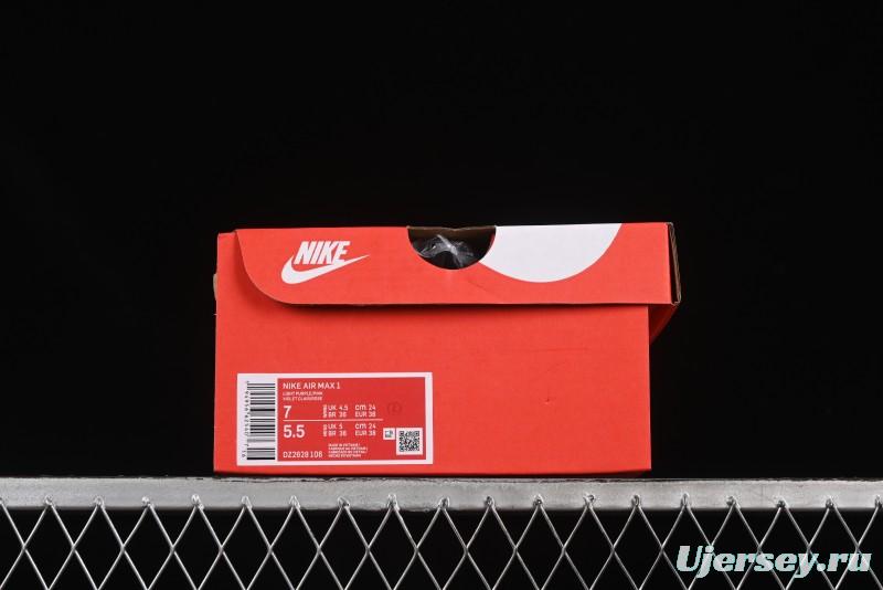 Nike Air Max 1 Retro Running Shoes with Half-Sole Air Cushion - DZ2628-106