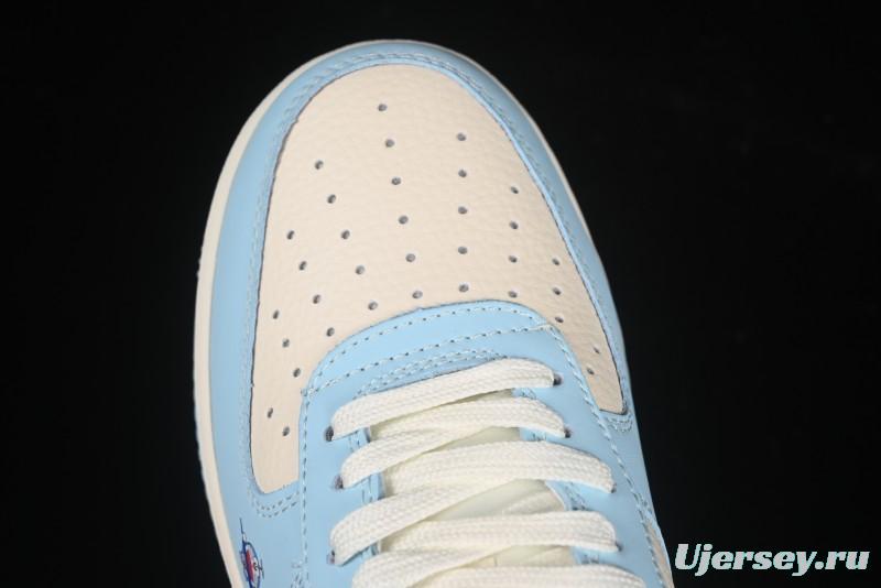 Nike Air Force 1'07 Low Doraemon Casual Sneakers with Full-Length Air Cushion - DF0188-059