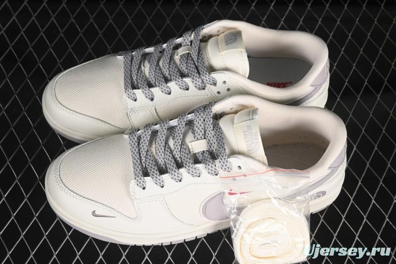 Nike SB Dunk Low The North Face Collaboration Anniversary Edition Customized Low-Top Casual Skate Shoes - SC9207-413