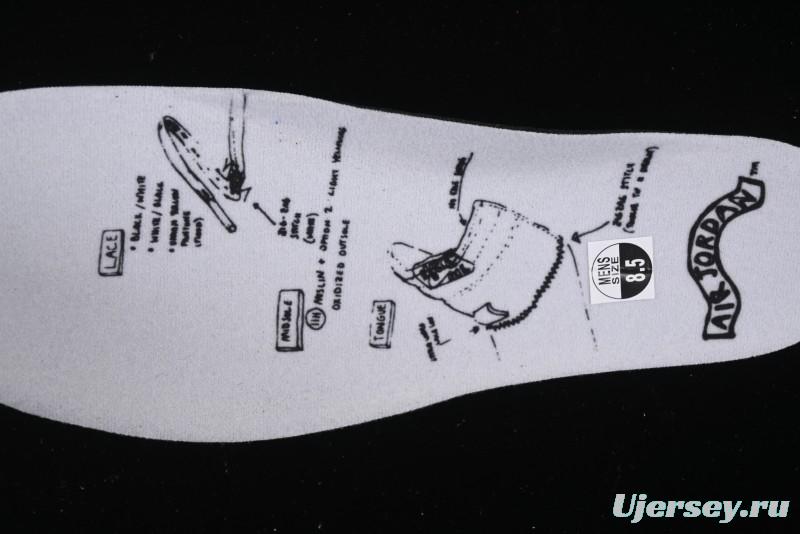 Nike Air Jordan 1 High OG AJ1 Fragment Design Collaboration High-Top Basketball Shoes - DZ5485-041