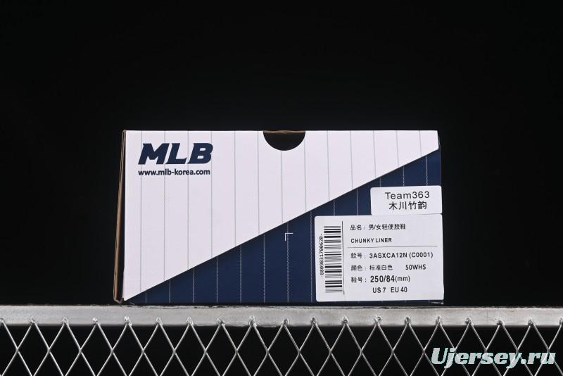 New York Yankees MLB Chunky Liner Custom Platform Sneakers - 3ASXCA12N50WHS