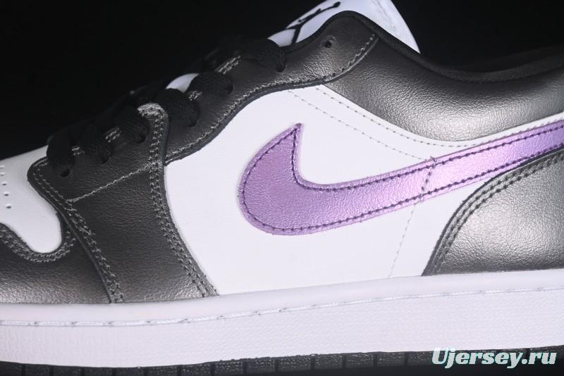 Nike Air Jordan 1 Low AJ1 Dark Purple Low-Top Casual Lifestyle Sneakers - HJ5910-105