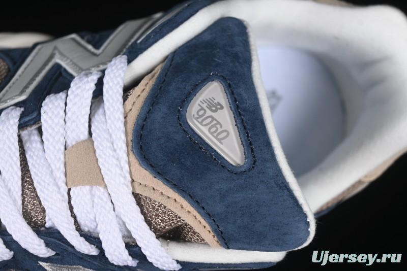 New Balance NB9060 Series Retro Casual Running Shoes with ABZORB Cushioning Technology - U9060LBB