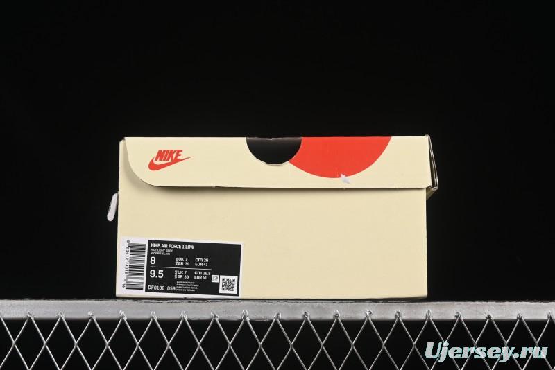 Nike Air Force 1'07 Low Doraemon Casual Sneakers with Full-Length Air Cushion - DF0188-059