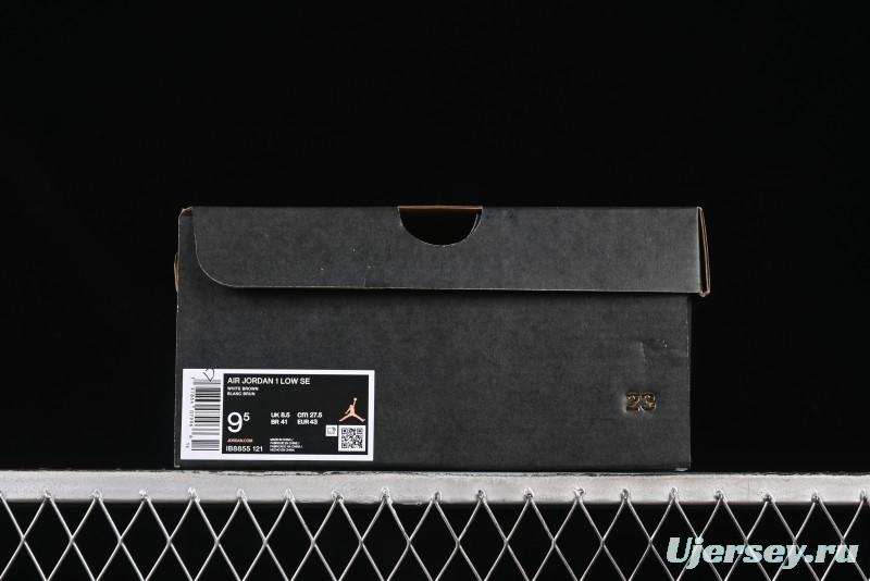 Nike Air Jordan 1 Low "Dongdan" Casual Sneakers in Coconut Milk White - IB8855-121