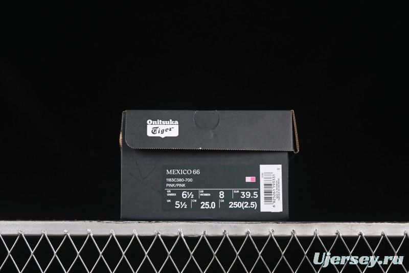 Onitsuka Tiger Mexico 66 Low-Top Leather Sneakers for Casual Running - 1183C380-700