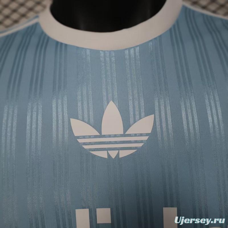 Player Version 2025 Adidas Original Light Blue T-Shirt