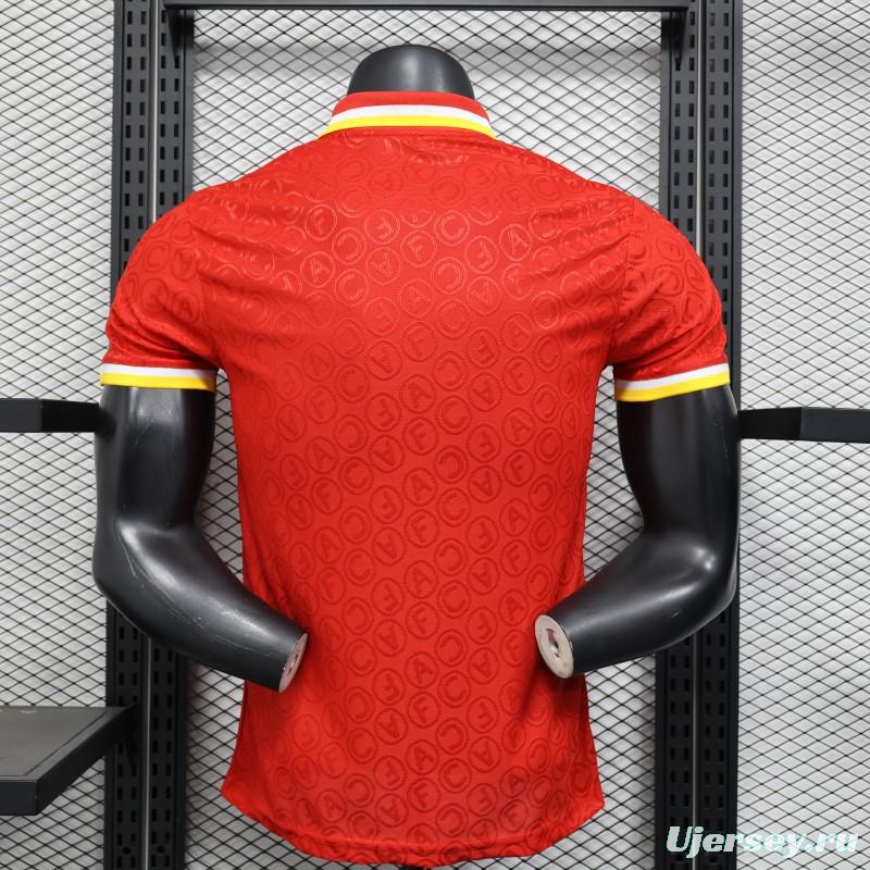 Player Version 25/26 Arsenal RED POLO Jersey